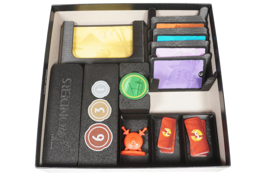 7WD-I-01 Inlay 7 Wonders Duel boardgame 2