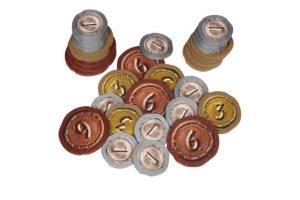 7WD-T-01 7 Wonders Duel boardgame Sleeves coin cases