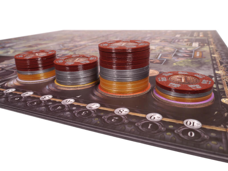 BRA-S-01 Brass Birmingham Lancashire boardgame Sleeves coins game board