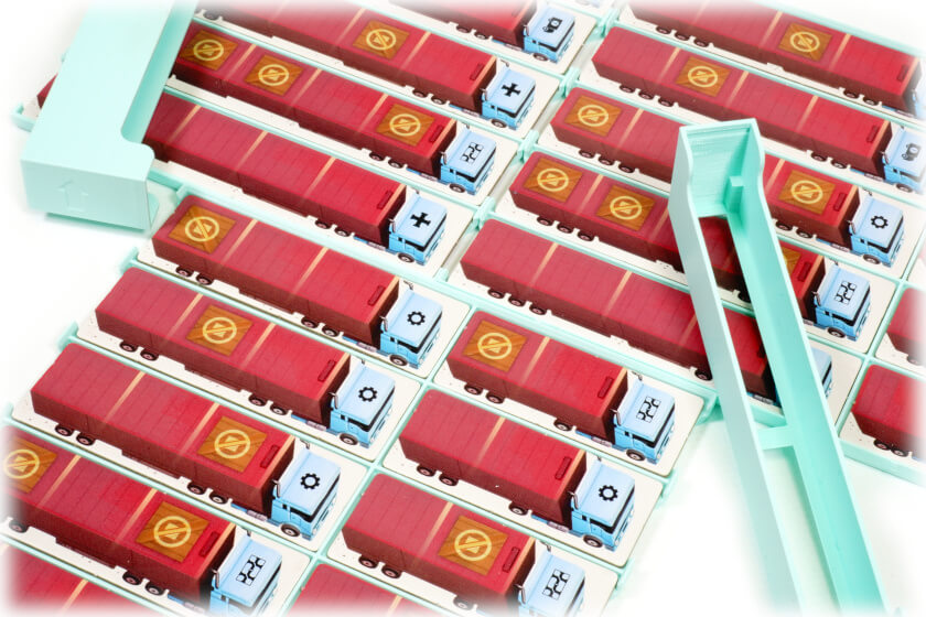 CC-I-01 Inlay boardgame curious cargo truck Organizer