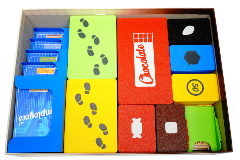 CF-I-01-R Organizer Chocolate Factory boardgame 3
