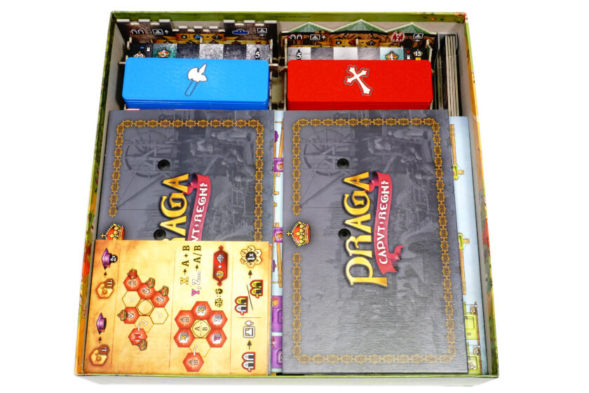 PCR-I-01 Praga Caput Regni boardgame Delicous Games Eurohell Design Inlay 5