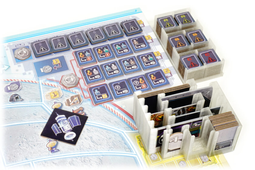 SKY-I-01 Organizer Skymines boardgame research