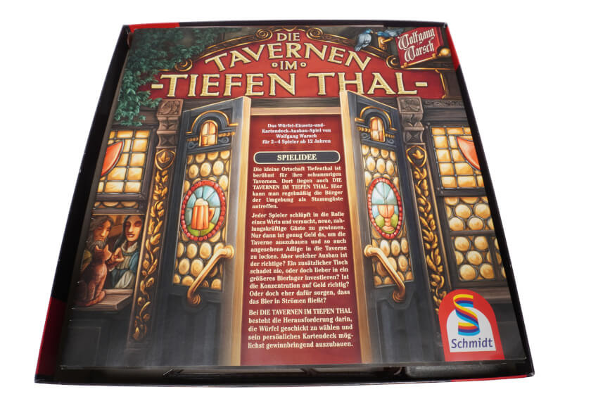 TTT-I-01 Taverns of Tiefenthal boardgame Inlay 5