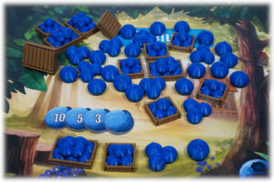 WCR-T-01 blueberry tokens Woodcraft boardgame Upgrade Eurohell