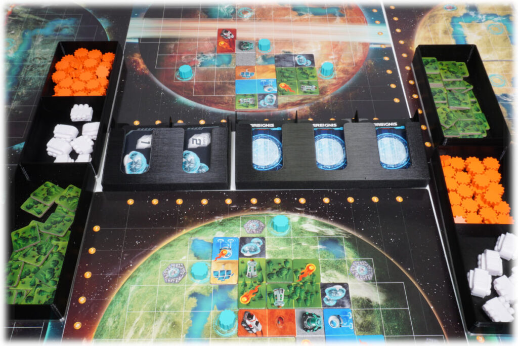 Boxes with lids Planet Unknown boardgame Upgrade Eurohell