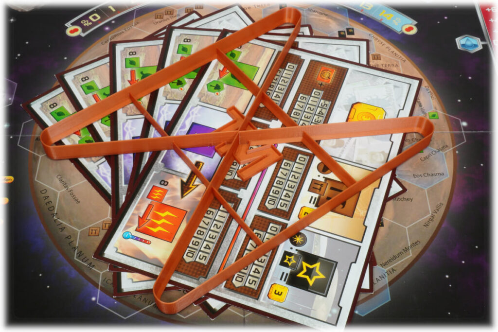 TFM-UI-01 Insert Terraforming Mars boardgame Upgrade Eurohell double layer boards