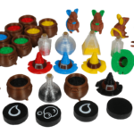 QVQ-T-01 Upgrade tokens Quacks boardgame Eurohell player