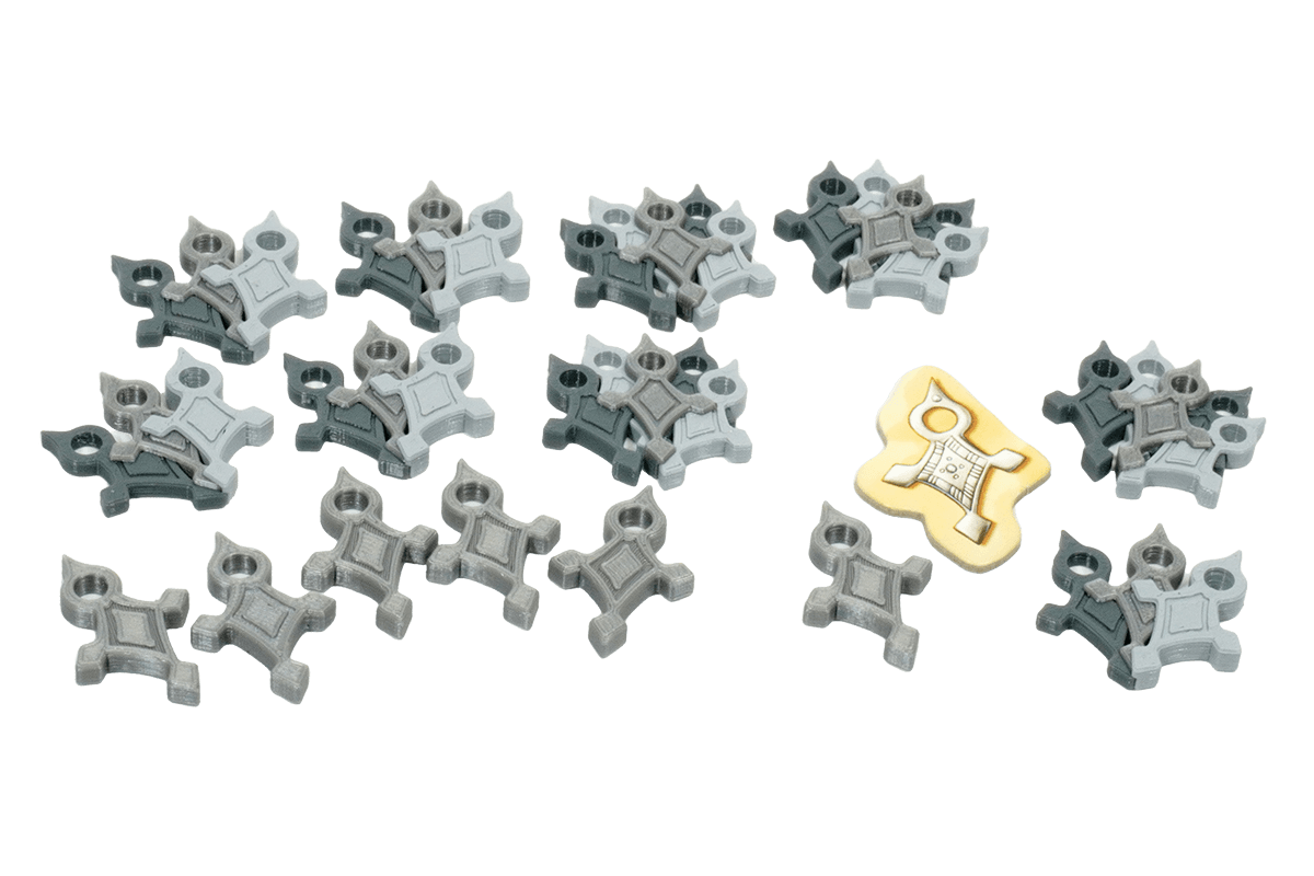 TAR-M-01 Targi boardgame Upgrade tokens silver crosses