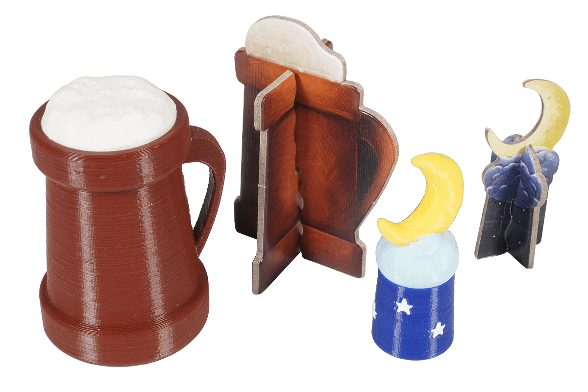 TTT-A-01 Taverns of Tiefenthal boardgame Upgrade beer mug moon