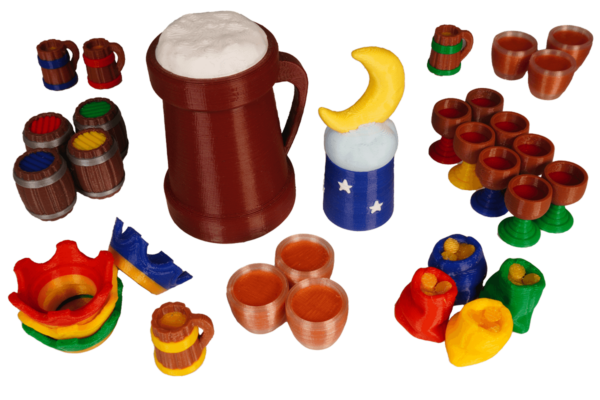 Upgrade Token Taverns of Tiefenthal boardgame Eurohell player schnapps beer mug moon