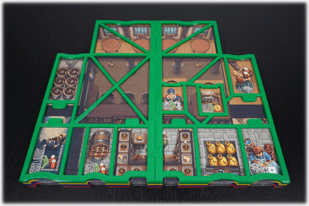TTT-I-02 Taverns of Tiefenthal boardgame Upgrade Organizer player board