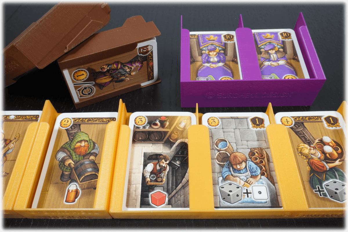 TTT-I-02 Taverns of Tiefenthal boardgame Insert player connected cars sleeves