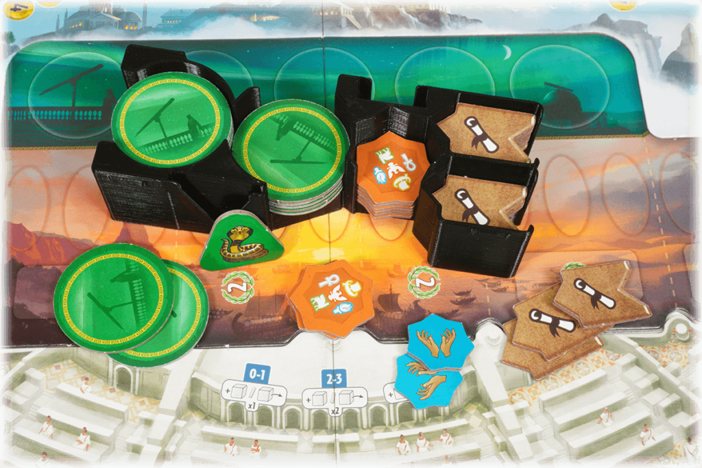 Eurohell Original Insert 7 Wonders Duel Panteon Agora boardgame tiles