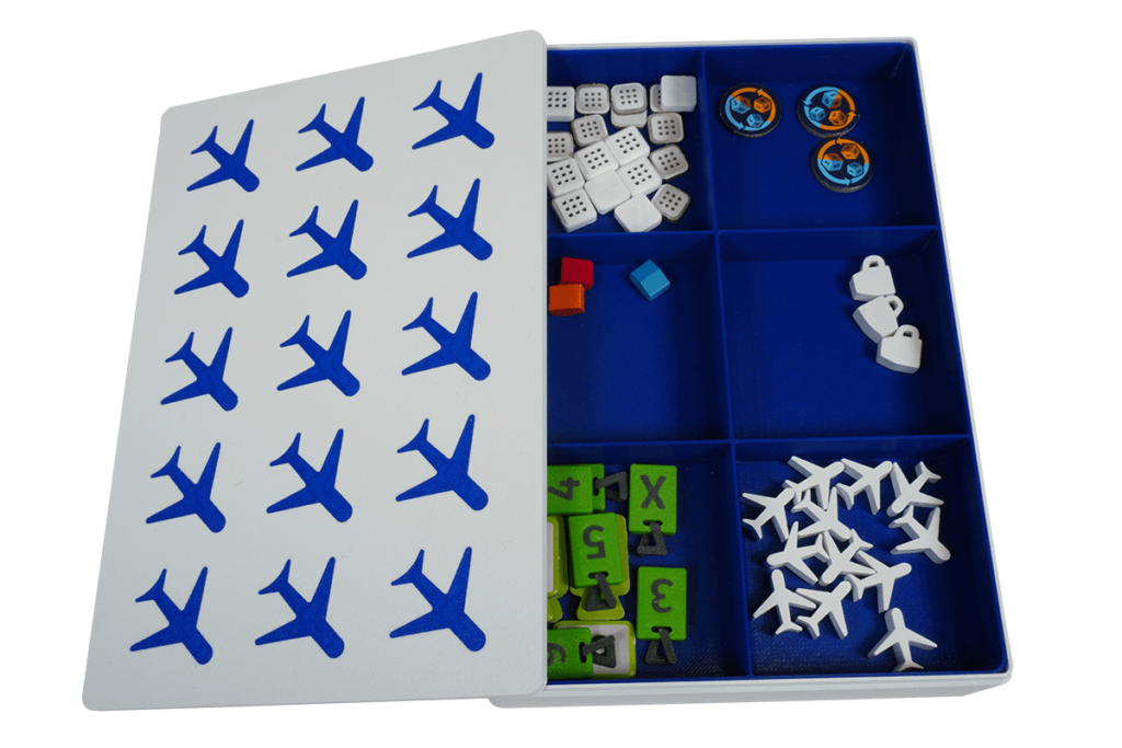 Eurohell Original Insert Sky Team boardgame airplane box