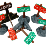 EVD-A-01 Everdell boardgame Upgrade open closed sign Eurohell