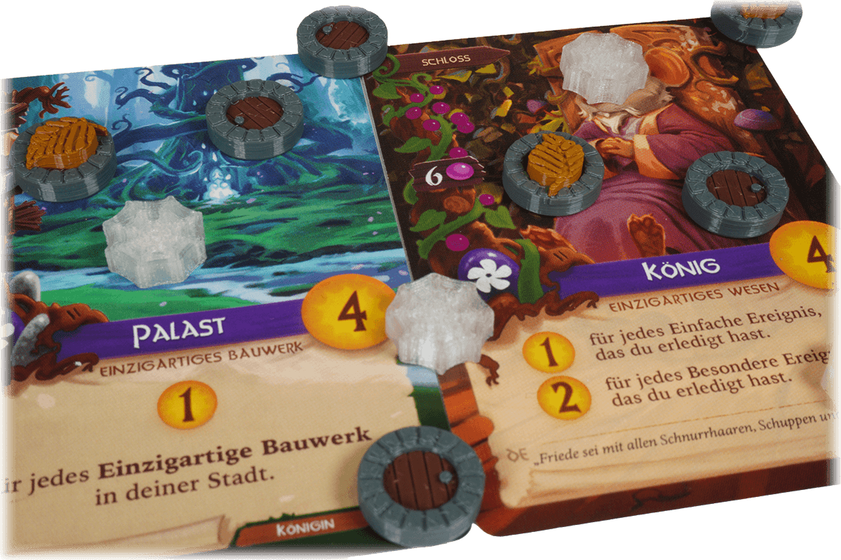 Eurohell tokens Everdell boardgame door Türen web