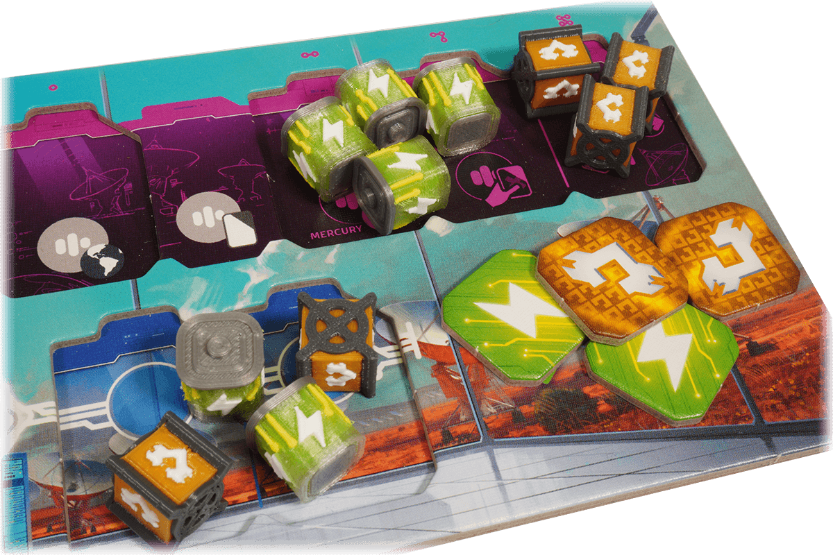 SETI-T-01 Token SETI boardgame Eurohell credits energy