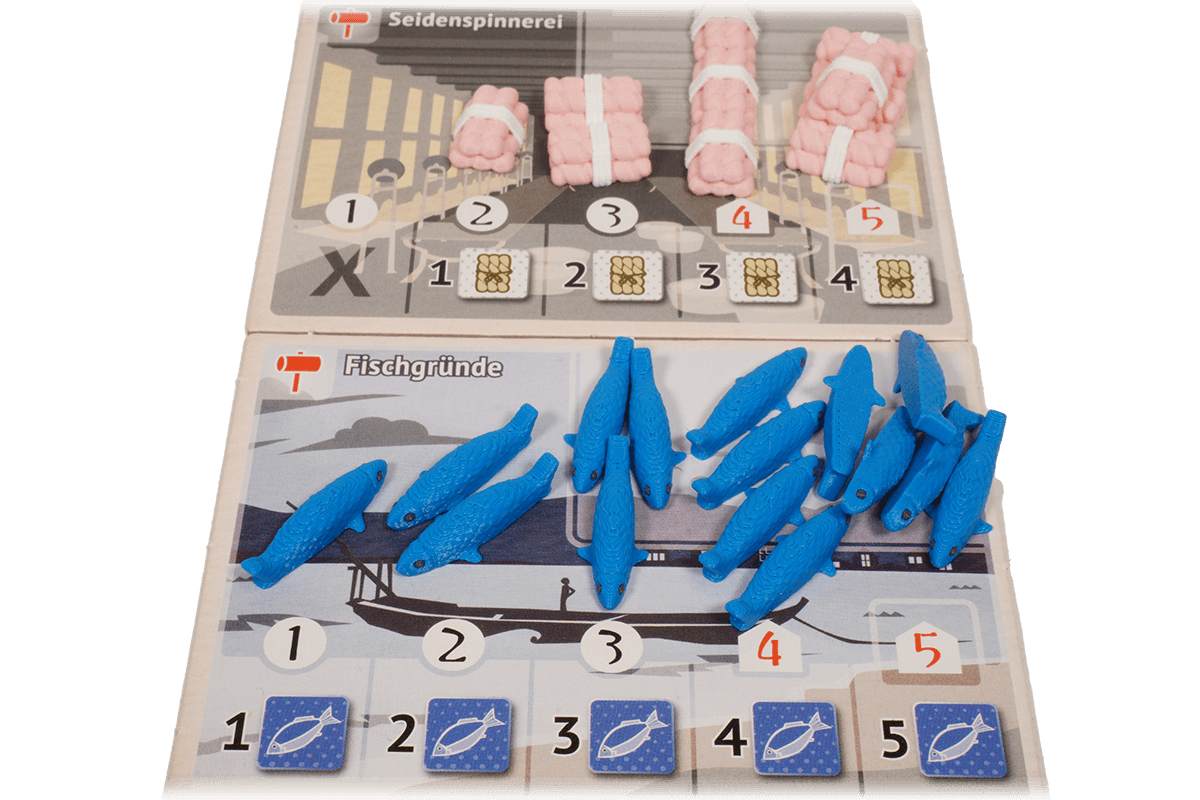 YH-T-01 tokens Yokohama boardgame Eurohell fish silk