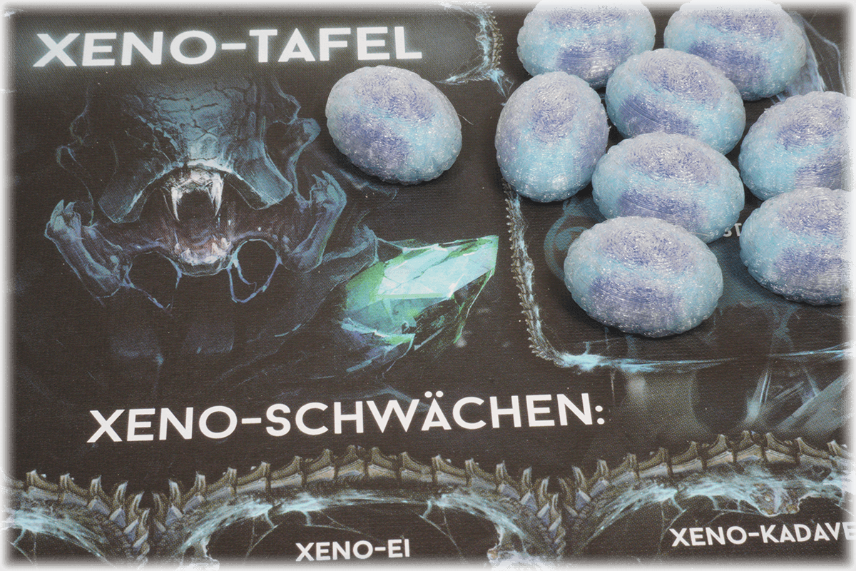 NEM-T-01 tokens Nemesis boardgame Eurohell Design intruder egg