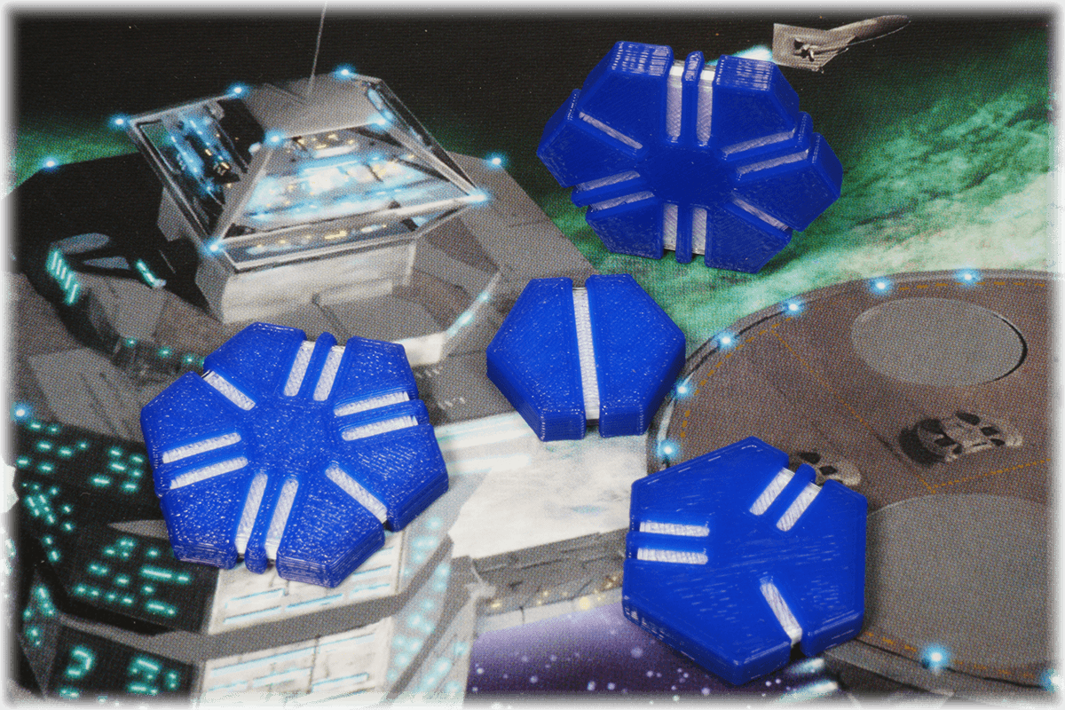 RG-T-01 tokens Race Roll for the Galaxy expansion boardgame Eurohell 1 5 10 victory points