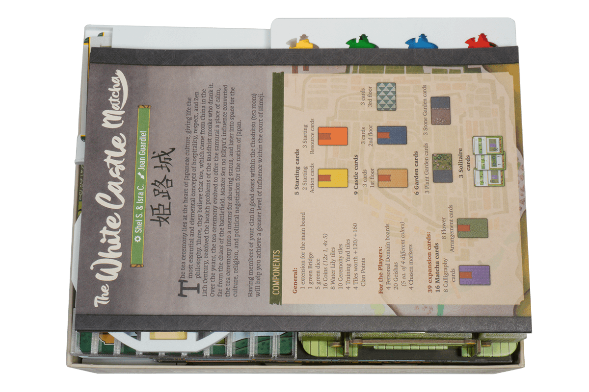 TWC-I-02 BL Insert The White Castle Matcha Eurohell Design boardgame 7