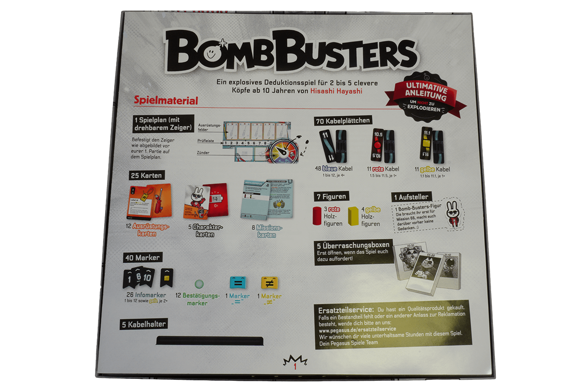 BB-I-01 Inlay Bomb Busters Eurohell boardgame 5