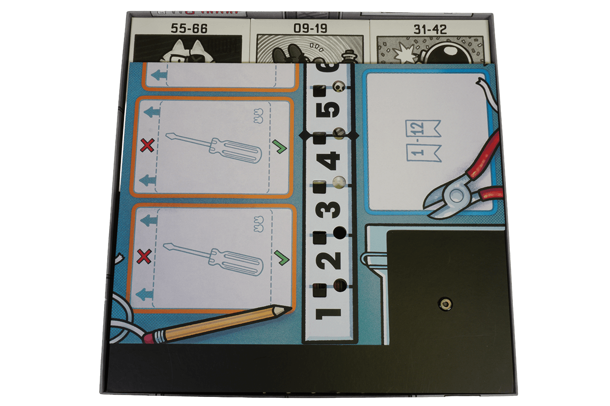BB-I-01 Sortierhilfe Bomb Busters Eurohell boardgame 4