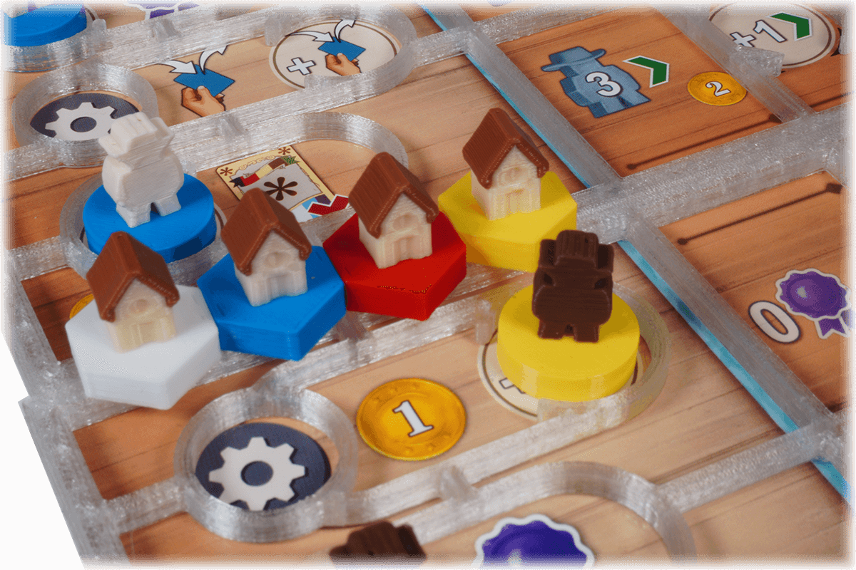 GWT-T-01 tokens Great Western Trail El Paso boardgame Eurohell player dics