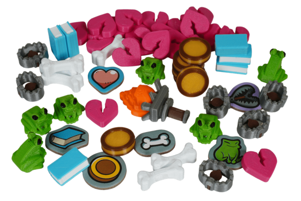KTHO-T-01 Tokens Keep the heroes out boardgame Eurohell Design resources trap wound