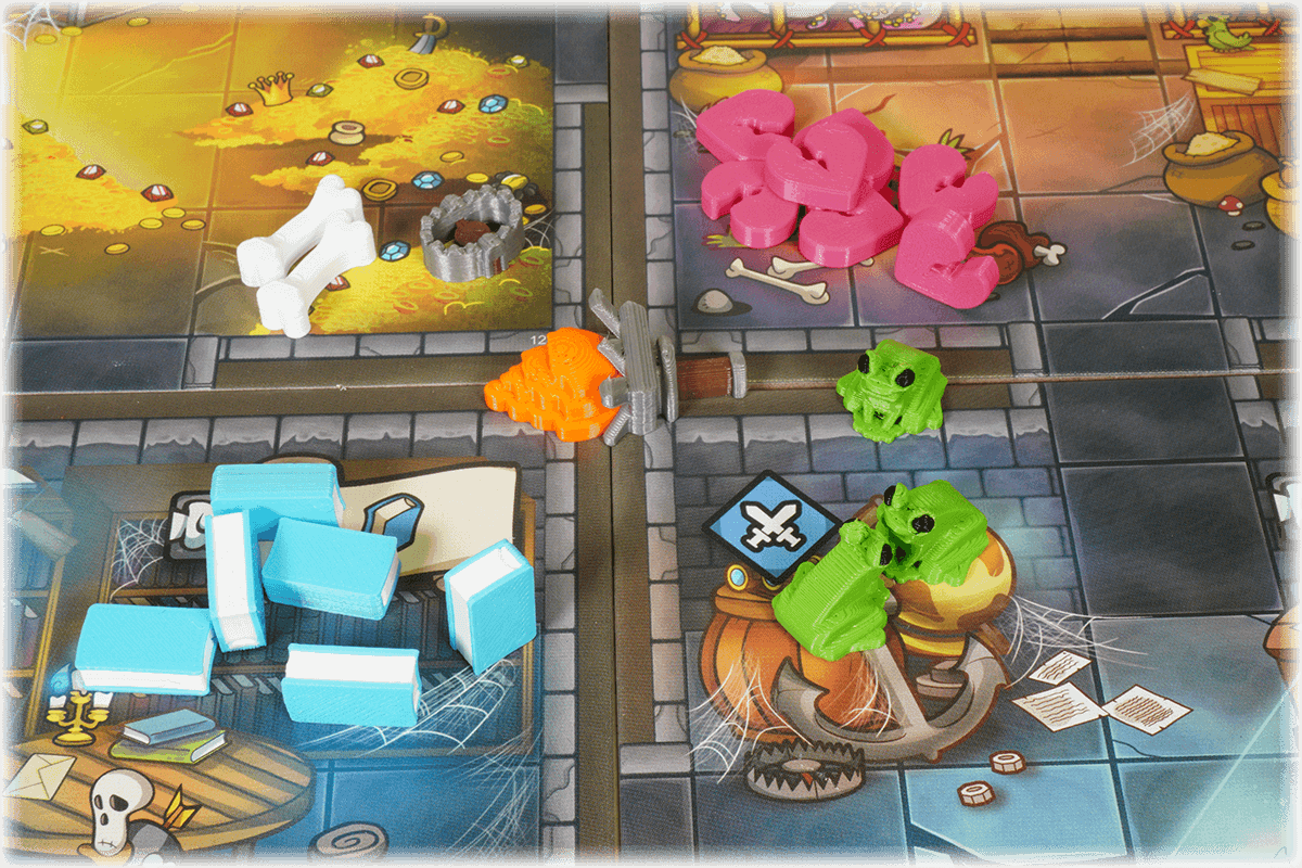 KTHO-T-01 Tokens Keep the heroes out boardgame Eurohell resources