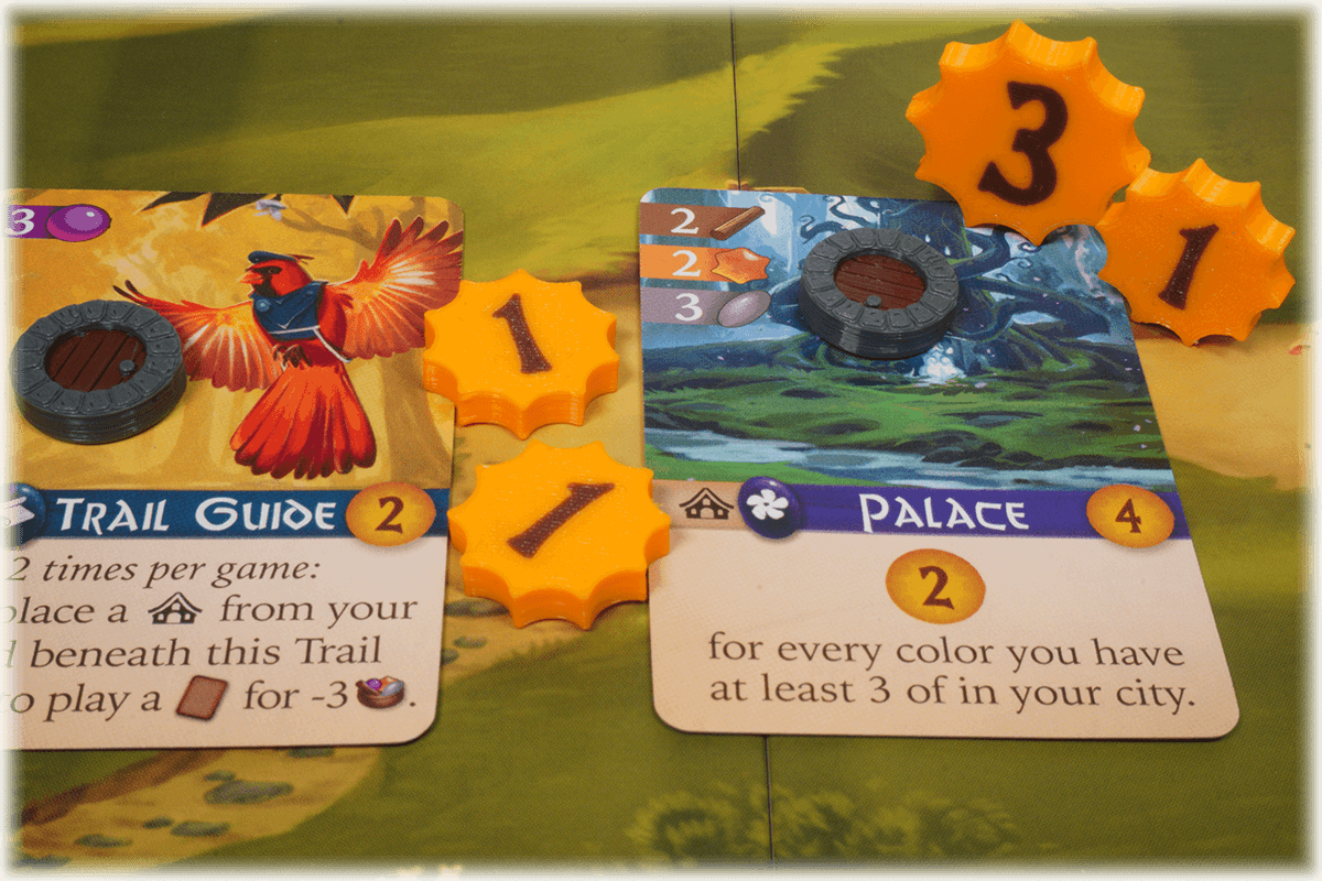 EVDD-T-01 Token Everdell Duo boardgame Eurohell occupied dorr points