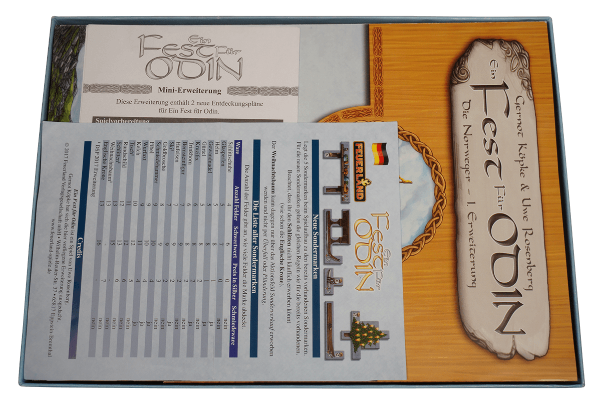 FFO-I-02 Insert A Feast for Odin boardgame 10