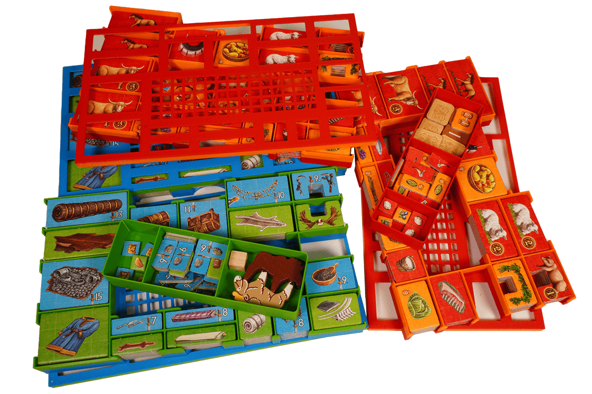 FFO-I-02 Insert A Feast for Odin boardgame tiles