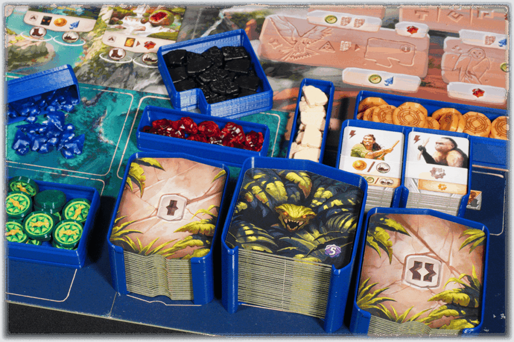 Eurohell Original Insert Arnak 3 expansion boardgame boxes