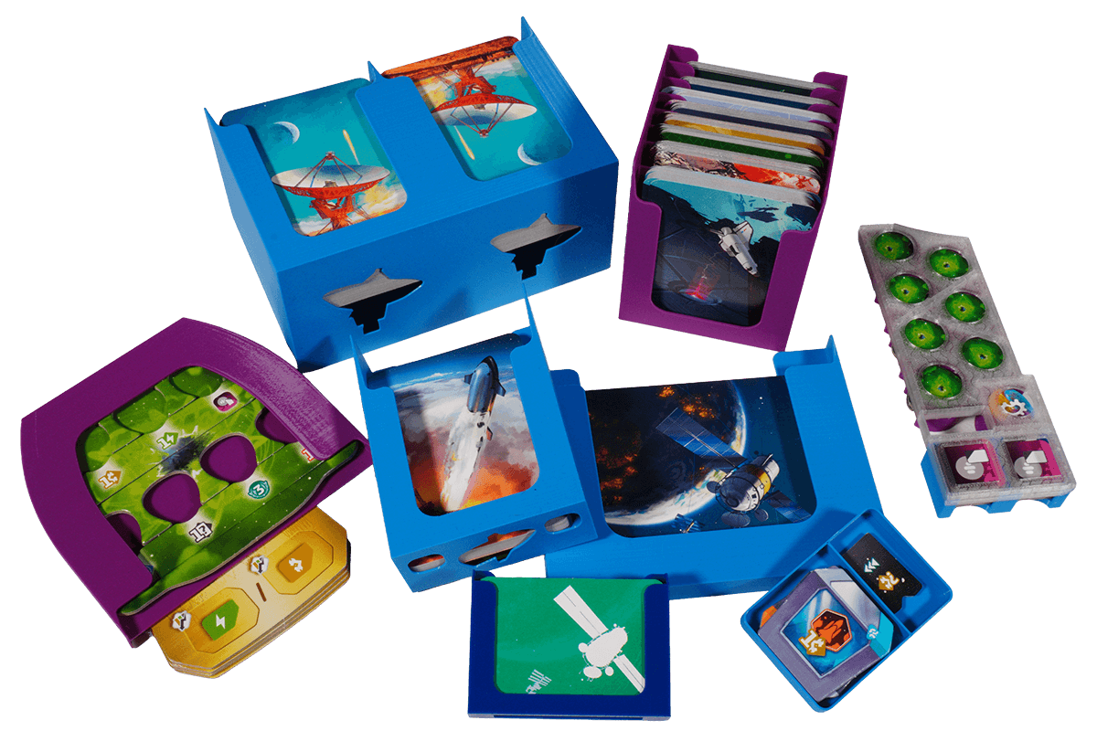 SETI-I-03 Insert SETI expansion Eurohell boardgame