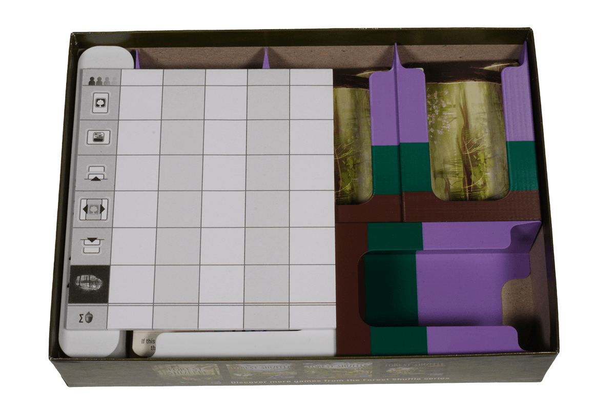 FSD-I-01 Insert Forest Shuffle Dartmoor Eurohell boardgame 2
