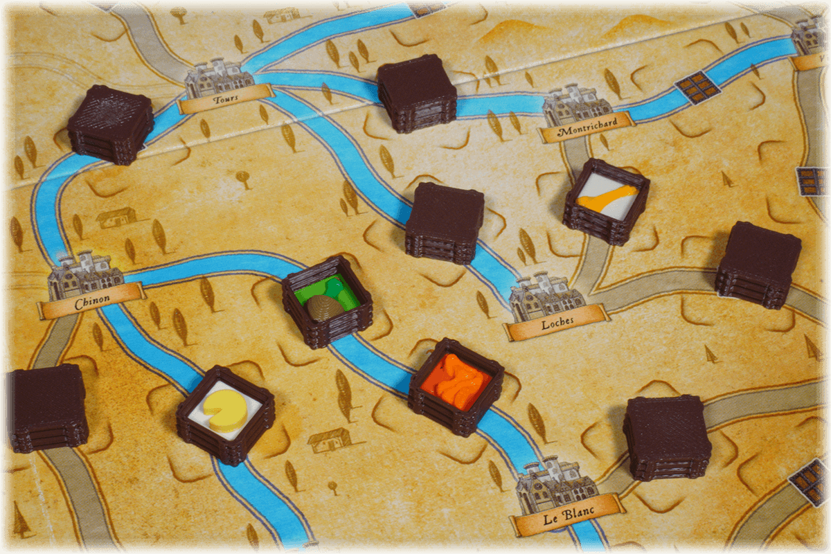 ORL-T-01 Tokens Orleans boardgame Eurohell goods tiles game board