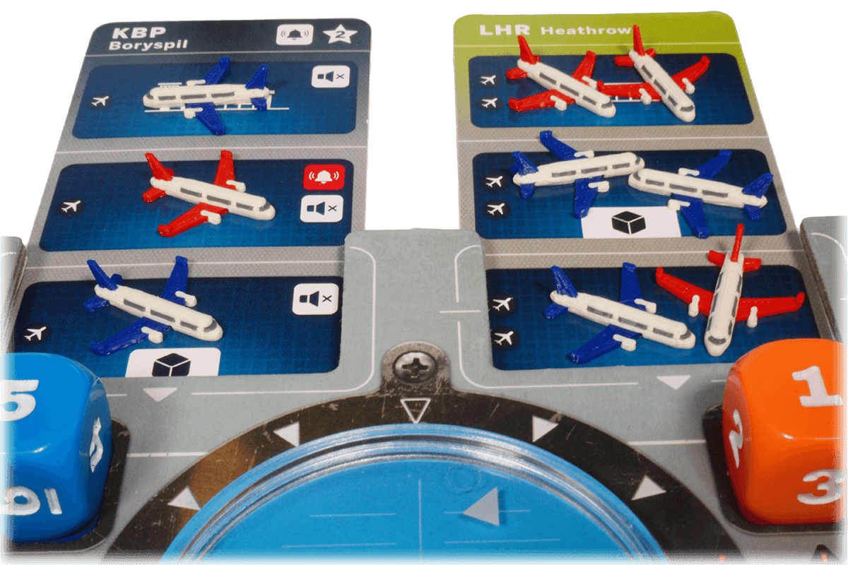 SKT-T-02 Tokens Sky Team boardgame Eurohell plane