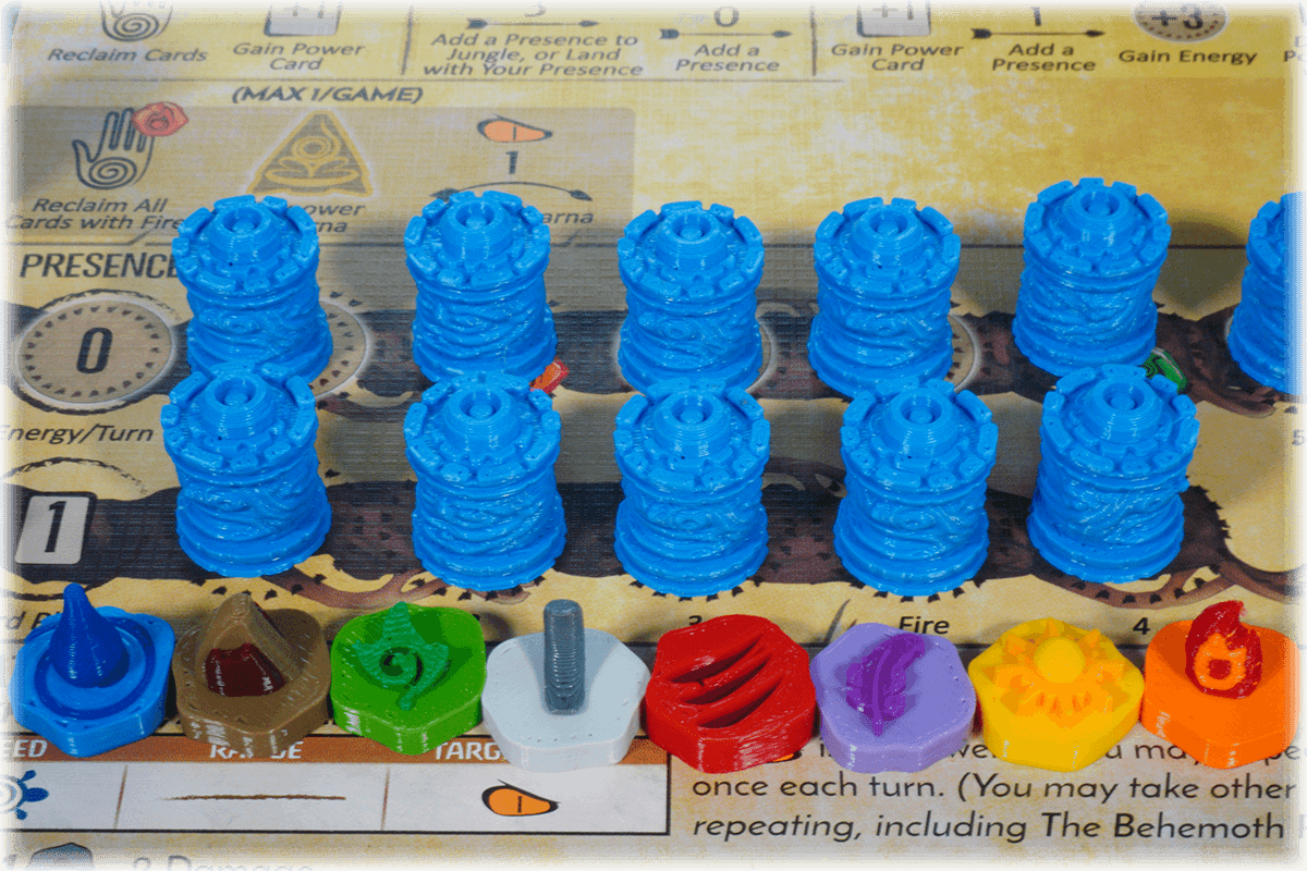 SPI-T-01 Tokens Spirit Island boardgame Eurohell elements