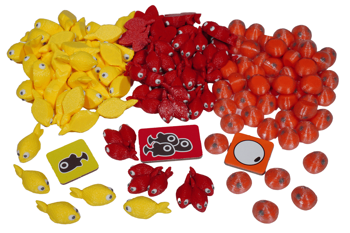 Token Finspan boardgame Eurohell Design fishes