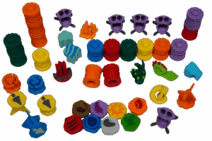 Tokens Spirit Island boardgame Eurohell Design