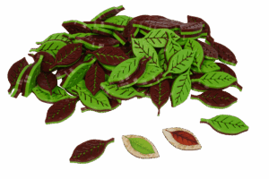 Tokens Tea Garden boardgame Eurohell Design tea leaves