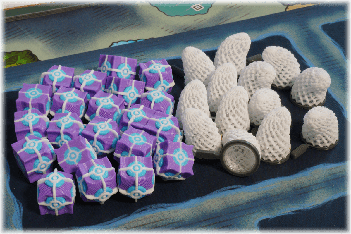 WOC-T-01 Tokens Wondrous Creatures boardgame Eurohell butterfly net, energy