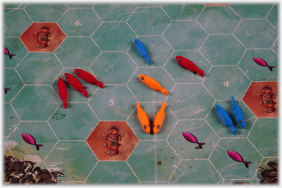FSW-T-01 Tokens Feyas Swamp boardgame Eurohell fishes