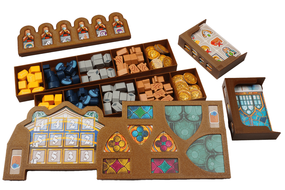 ORJ-I-01 Insert Orloj Eurohell boardgame Setup