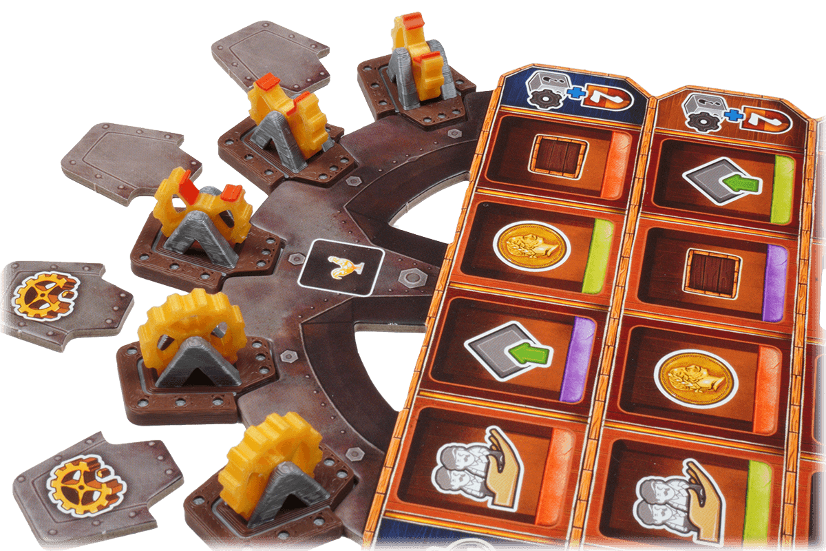 ORJ-T-01 Tokens Orloj boardgame Eurohell gears