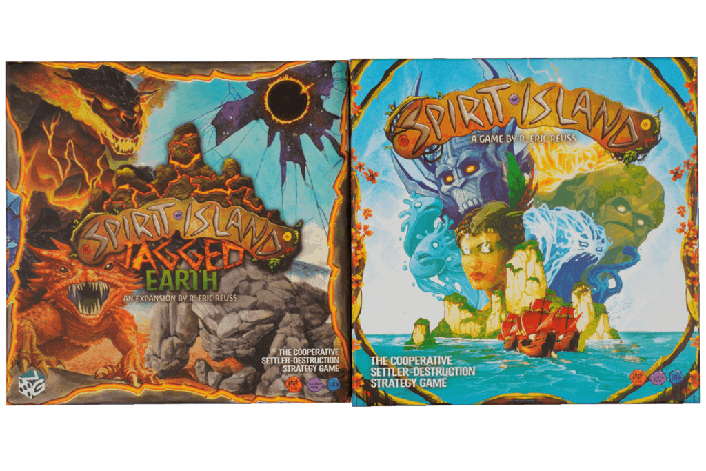SPI-I-08 Insert notice Spirit Island 4 expansions Boxauswahl Eurohell boardgame