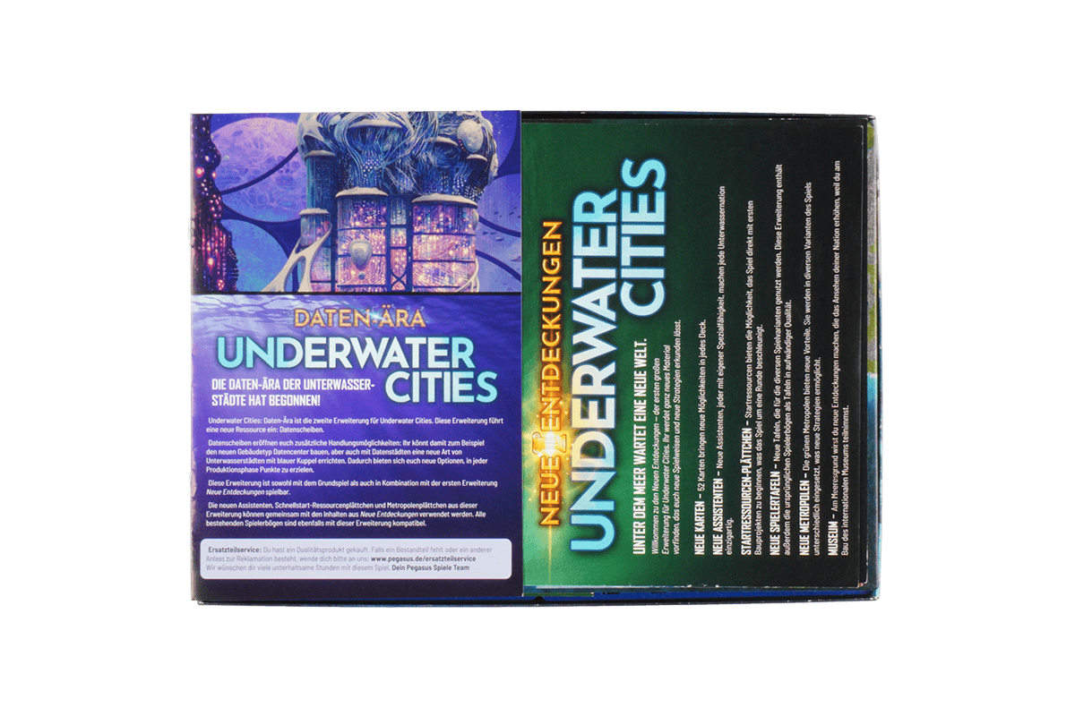 UC-I-04 Insert Undwater Cities discoveries data era Eurohell boardgame 10
