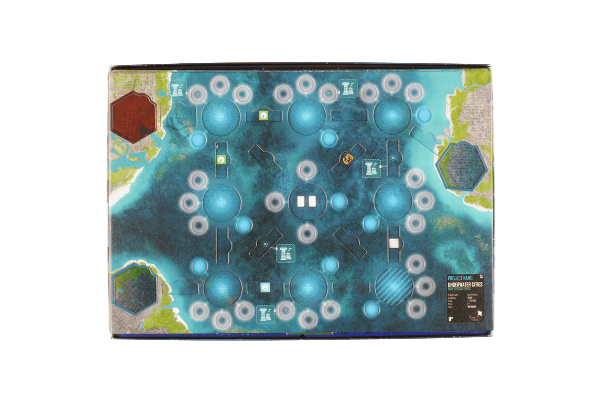 UC-I-04 Insert Undwater Cities discoveries data era Eurohell boardgame 7